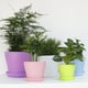 thumbnail image 4 of 20 macetas redondas de plástico para plantas suculentas, plato de agua para jardín y balcón (color aleatorio), 4 of 7
