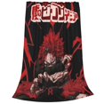 thumbnail image 3 of My Hero Academia Eijiro Kirishima Throw Blanket Couch Bed Sofa Soft Lightweight Warm Cozy Flannel Fleece Bed Blanket For Kids Adults Gift Multiple Sizes Available 60"X50", 3 of 7