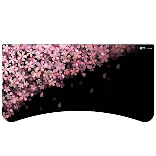 Arozzi Arena Gaming Desk Mat, Full Surface Custom Desk Pad, Interchangeable, Water Resistant & Washable Computer Desk Mouse Pad with Stitched Edges (D025)