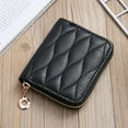 thumbnail image 4 of Women Small Change Purse Grids Zip Change Pouch Small Coin Purse for Ladies, 4 of 10