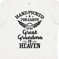 thumbnail image 4 of Inktastic Handpicked for Earth by My Great Grandma in Heaven Boys or Girls Toddler T-Shirt, 4 of 5