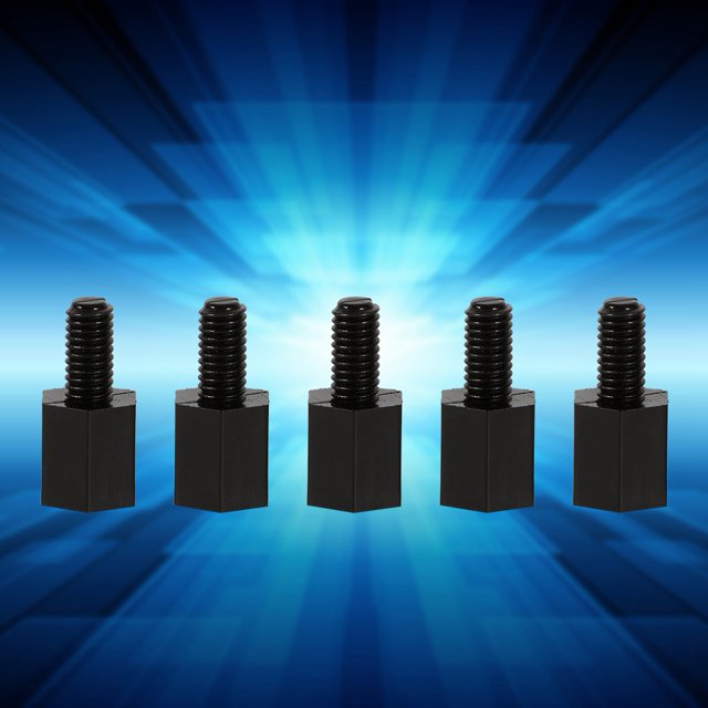 Espaciador Hembra de Nailon Espaciador de Placa Base de Nailon Hexagonal Macho Hembra Separador M2 M3 M4 Kit Surtido de Tuercas de Tornillo Juegos Surtidos de Tornillos y Pernos ANGGREK Otros
