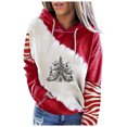 thumbnail image 1 of Sudadera Para Mujer, Sudaderas Con Capucha A La Moda, Blusa Holgada de Manga Larga Con Estampado Navideño, Tops Informales, Sudadera Odeerbi  ODB174536, 1 of 5