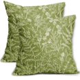 thumbnail image 1 of Juego de 2 fundas de almohada Sorfbliss, color verde lima, 45 x 45 cm, algodón, 1 of 7