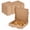 Kraft, variant on MT Products Kraft Pizza Box 10" x 10" x 1.75 - Corrugated B-Flute Cardboard Pizza Boxes (Pack of 10) - Made in the USA