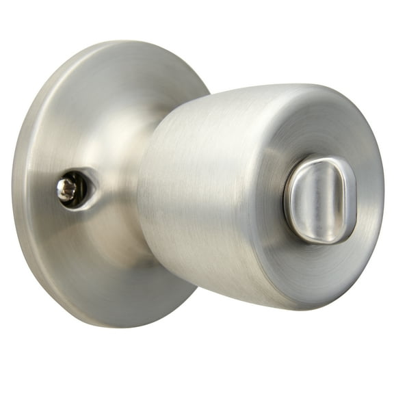 Hyper Tough Interior Privacy Tulip Style Doorknob, Stainless Steel Finish