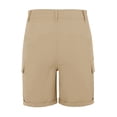 thumbnail image 6 of Cargo Shorts for Women Flat Front High Waisted Stretch Twill Summer Athletic Travel Hiking Shorts with Pockets S-2XL, 6 of 8