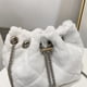 thumbnail image 5 of Bolsa s de mensajero de felpa para mujer s elegantes con cadena Ehuebsd de celosía rómbica informales a la moda sencillos y cálidos para ir de compras y viajar de invierno, 5 of 8