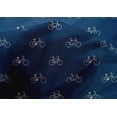 thumbnail image 4 of oneOone Cotton Silk Fabric Bicycle Transport Printed Fabric 1 Yard 42 Inch Wide, 4 of 4