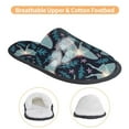 thumbnail image 3 of Slippers for Women, glowing butterfly Womens Slippers Fuzzy Winter House Shoes, Soft Anti-Skid Slippers Indoor and Outdoor, 3 of 5