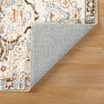 thumbnail image 3 of MeyJey Boho Indoor Living Room Area Rug 2'x3', Non-Slip Machine Washable Vintage Oriental Distressed Floor Carpet for Bedroom Dining Kitchen Hallway Nursery, Cream/Orange, 3 of 15