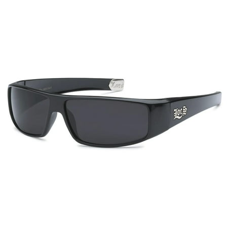 Locs 9035 Black Sunglasses Gangster Rapper Lowrider Men's Shades