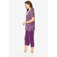 thumbnail image 3 of Woman Within Plus Size 2-Piece Tunic And Capri Set, 3 of 4