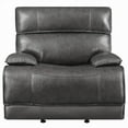 thumbnail image 3 of Stanford Power Glider Recliner with Power Headrest and Bluetooth Remote Connectivity Charcoal, 3 of 7