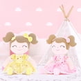 thumbnail image 4 of Gloveleya Baby Girl Gift Soft First Baby Doll Plush Doll Floral Amarillo 16 "", 4 of 5