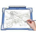 thumbnail image 4 of Crayola Light up Tracing Pad Specialty Paper Blue, Beginner Child, 34 Pieces, 4 of 9