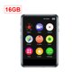 thumbnail image 1 of Reproductor de MP3 Bluetooth con pantalla de 2,4 pulgadas, reproductor de música, reproductor sin pérdidas de metal táctil completo, compatible con libro electrónico, plateado, 16G Sweethay EL2805-04B, 1 of 2