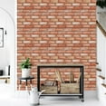 thumbnail image 3 of 3D Brick Wall Sticker Self-adhesive Waterproof and Oil-proof Bedroom Wall Sticker Kitchen Sticker Home Wall Decor 4 5pcs, 3 of 5
