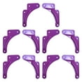 thumbnail image 1 of 10x Hoja de fijación de refuerzo de escalera Sharpla estante de escalera recta única soporte de placa L Violeta, 1 of 8