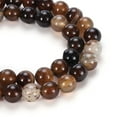 thumbnail image 3 of Mixed Brown Agate Beads 8mm Natural Gemstone Beads, Smooth Round Loose Beads for Jewelry Making(1 Strand - 47pcs), 3 of 5