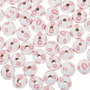DIY Wooden Bead Accessories Romantic Decorate Jewlery Prayer Beads for Crafts 60 Pcs