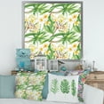 thumbnail image 3 of Designart 'Yellow Flowers and Tropical Foliage VI' Modern Framed Art Print, 3 of 4