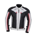 thumbnail image 3 of Impermeable Chaqueta Protectora de Motocicleta Negro de Protección de Oxford para Motocross + blanco frío METRO Sunnimix Chaqueta de motociclista, 3 of 8