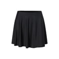 thumbnail image 4 of Women's Plus Size Swim Skirt Side Split Swimsuit Bottoms, Black Size S-4XL, 4 of 5