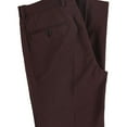thumbnail image 3 of Bar Iii Mens Slim Fit Solid Suit Dress Pants Burgundy Red 32 x 34, 3 of 3