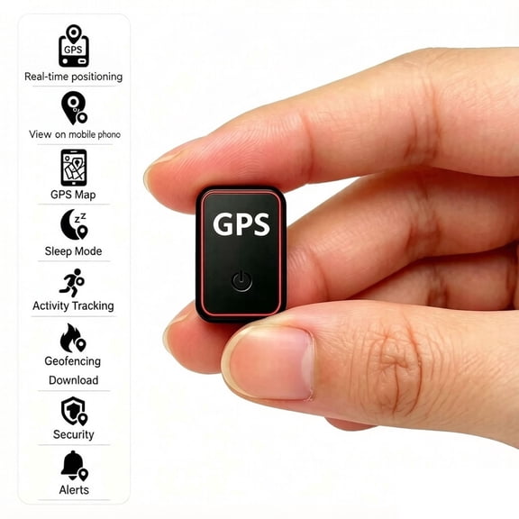 UltraTrack Mini Magnetic GPS Tracker - Real-Time Global Positioning Device, Ultra Small Portable Anti-Theft GPS Locator for Vehicles, Cars, Luggage, Pets, Kids - Long Standby Hidden Tracking Device