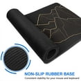 thumbnail image 6 of Elevate Your Workspace: Large, Non-Slip Rubber Base Desk Mat - Waterproof, Durable Seamed Edges. Ideal for Keyboards, Big XL Black Mousepad - 31.5x11.8 inch.", 6 of 7