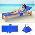 thumbnail image 3 of Owl‘s-Yard Solid Beach Chair Cover with Side Pockets  Quick-dry Multifunctional Lounger Accessory CQh, 3 of 6