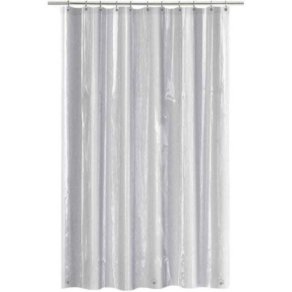 Rideau de Douche / Doublure avec Aimant - Transparent, 70 Pouces x 72 Pouces