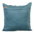 thumbnail image 3 of The HomeCentric Custom Cushion Cover, Grey Blue Pillows Cover, Pack of 2, 18x18 inch (45x45 cm) Pillow Cover, Faux Suede Square Throw Pillows Cover, Pintucks Solid Color Pillow - Grey Blue Wind Folds, 3 of 3