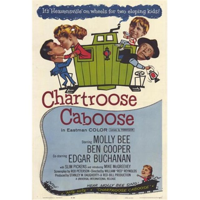Posterazzi MOV253948 Affiche de Film de Caboose de Chartroose - 11 x 17 Po.