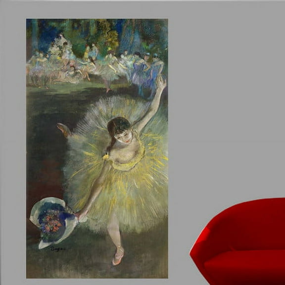 Wallhogs Degas End of an Arabesque (1877) Poster Wall Mural