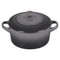 thumbnail image 1 of Le Creuset Cocotte Ronde Mini en Grès, 14 Oz, Huître, 1 of 1