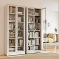 thumbnail image 2 of IKIMI 72" Metal Storage Cabinet with 4 Adjustable Shelves and Locking Doors, Tall Steel Cabinet for Garage, Home Office and Pantry, White, 2 of 9