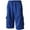 Royal Blue, variant on Ma Croix Men's Comfort Fleece Cargo Sweat Shorts with Drawstring