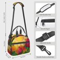 thumbnail image 2 of Fotbe Rose Psychedelic Bolsa de Almuerzo con Estampado, Lonchera Aislada, Contenedores de Comida Reutilizables Tipo Cooler a Prueba de Fugas, 2 of 7