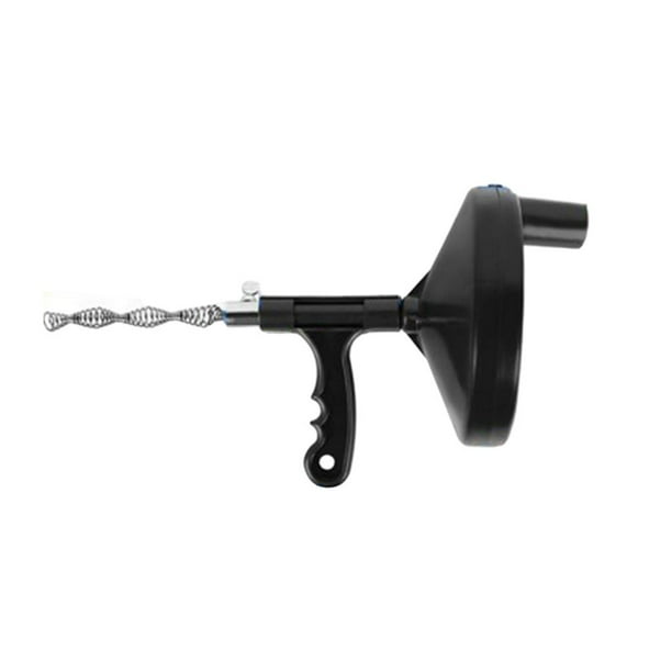 Desatascador de tuberías de acero para tuberías de desagüe. Negro 5m