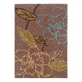 thumbnail image 1 of Linon Trio Espace Polyester 8'x10' Zone Rug en Brun, 1 of 3