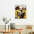thumbnail image 3 of Nawypu Highland Cow Bathroom Decor Wall Art Funny Bathroom Farm Cow Canvas Print Black And White Cow Bathroom Wall Decor Rubber Duck Cute Cow In Bathtub Wall Art Home Decor For Bathroom, 3 of 5