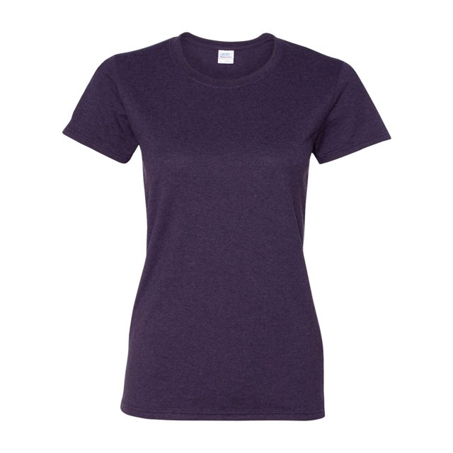 T-Shirt en Coton Épais pour Femmes, 3TG, Mûre