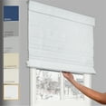 thumbnail image 4 of CHICOLOGY Roman Shades for Windows , Roman Shades , Window Treatments , Custom Roman Window Shades , Room Darkening Shades , Daily White (Light Filtering), 18 in x 48 in (W x H), 4 of 5