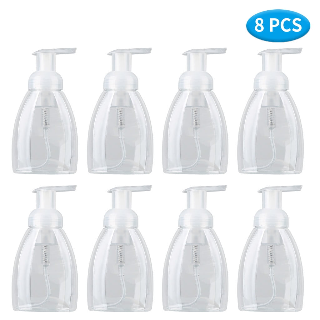 250ML Foam Bottle Hand Wash Body Wash Foam Bottle 8Pc