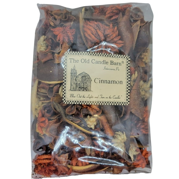 Old Candle Barn Cinnamon Potpourri Large Bag - Perfect for Any Time of The Year, But Best in Fall and Winter - Decoration or Bowl Filler