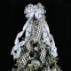 thumbnail image 3 of Adorno para árbol de Navidad con purpurina color champán, 30 cm de ancho, para árbol de Navidad (paquete de 3), 3 of 5