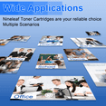 thumbnail image 5 of NineLeaf 202A CF401A High-Yield Yellow Compatible Toner Cartridge Replacement for HP201A CF402A Color Enterprise MFP M277dw M252dw M277n M277c6 Printer,1400 Pages (2-Pack), 5 of 7