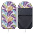 thumbnail image 5 of Bulopur Tropical Front Car Seat Towel Palm Tree Leaf Non-Slip Car Seat Sweat Protector for Men Soft Athletic Towel for Summer Fit SUV Sedan Truck, 5 of 8